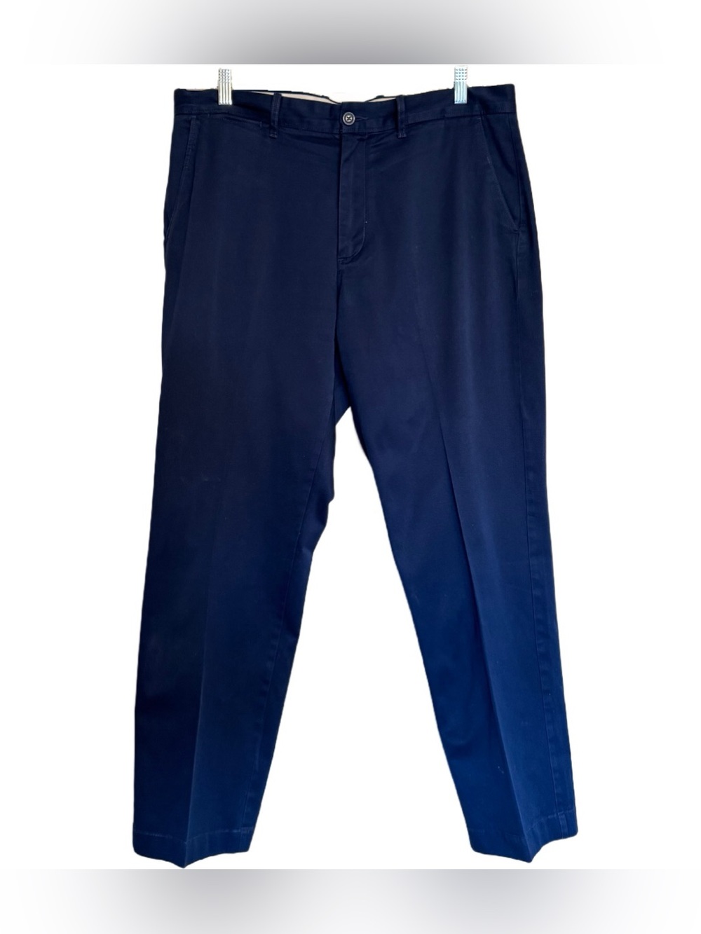 J Crew 1040 Chino Pants Navy Blue Cotton Men's W36 L32 Athletic Fit Preppy